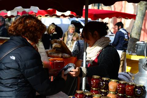 Collioure, tous les dimanches et mercredi, marché