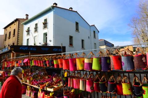 Collioure, tous les dimanches et mercredi, marché