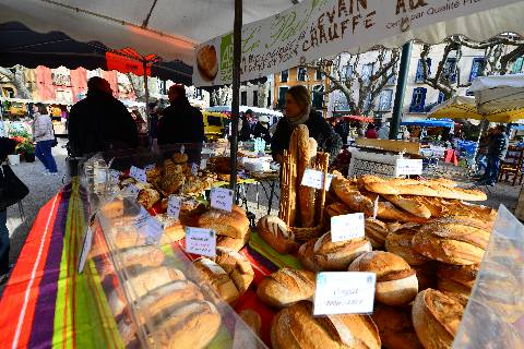 Collioure, tous les dimanches et mercredi, marché