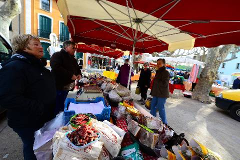 Collioure, tous les dimanches et mercredi, marché