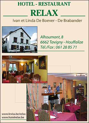 restaurant, relax, houffalize, reduction, 5, euros,