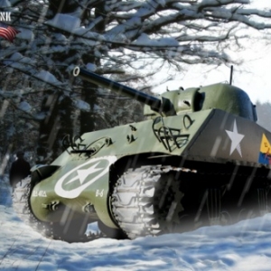 Tank Sherman Bastogne 8