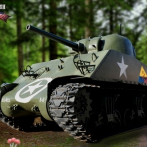 Tank Sherman Bastogne 7