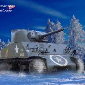 Tank Sherman Bastogne 12