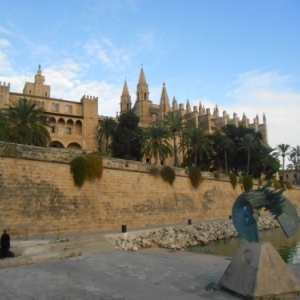 palma de mallorca - cathedrale et palais almudaina
