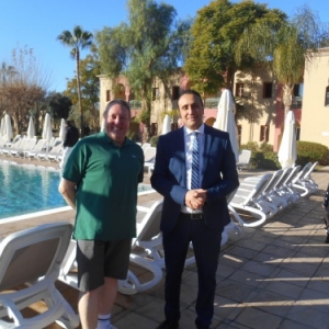 iberostar palmeraie marrakech - avec le directeur