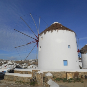 Les célèbres moulins de Mykonos