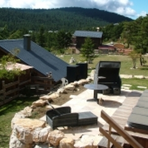 Terrasse du Spa des Délices 