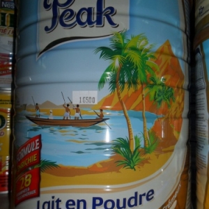 Lait en poudre, importation de Hollande.