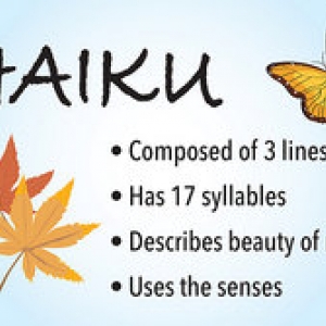 Hors du japonais, la plupart des Haikus sont en anglais. Ici, les principes de la compostion d'un haiku.