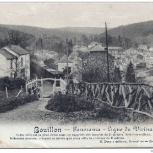 Bouillon, ville de Godefroid, ancienne carte postale