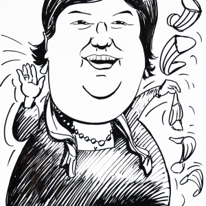 caricature de Maggie Deblock