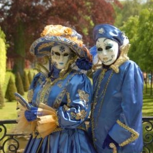 Costumés de Venise aux Jardins d'Annevoie