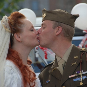 Un mariage au "703ème Tank Destroyer" à Gerpinnes