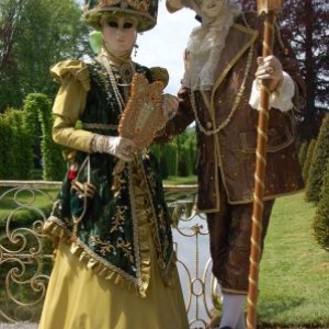 Costumés de Venise aux Jardins d'Annevoie