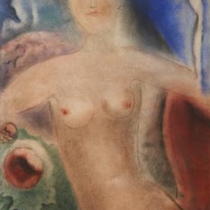 Nu féminin, (vers 1928), Aquarelle sur papier, 100 x 68 cm