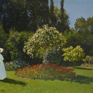 Claude Monet (1840–1926), Vrouw in een tuin [Dame au jardin], © State Hermitage Museum, St Petersburg