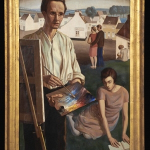 Dimanche après-midi, 1927. Huile sur toile © Fernand GOMMAERTS © MiLL