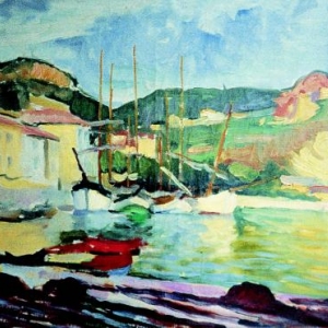 Charles Camoin, Quatre bateaux dans le port de Cassis, 1904-1905, Fondation Bemberg, Toulouse, Adagp, Paris 2012