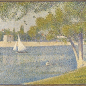 Georges SEURAT (1859-1891), The Seine river at Grande-Jatte, Oil on canvas, 65 x 82, (1888) ©Brussels, MRBAB/KMSKB