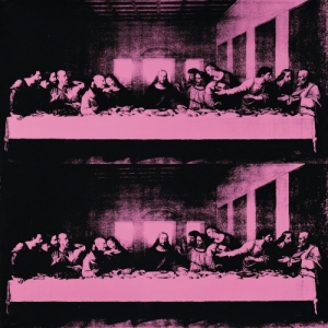 The last supper, 19861,Acryl op zeeffdruk op textiel, Collection Credito Valtellinese, Sondrio, © The Andy Warhol Foundation for the Visual Arts, Inc. / SABAM Belgium 2013