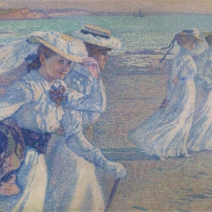 Théo VAN RYSSELBERGHE (1862 - 1926), The promenade, 1901, Oil on canvas, 97x 130, 1901 ©Brussels, MRBAB/KMSKB