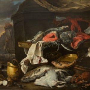 Jan Fyt (1611 -1661) Le marché aux poissons, Anvers, museum Rockoxhuis, inv. 223.II © KBC Group