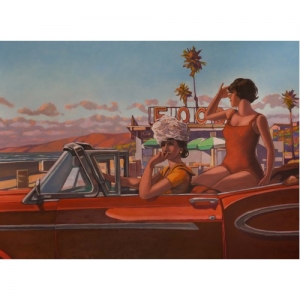 "Beachcombers" 73 x 100 cm (c) Miles Hyman