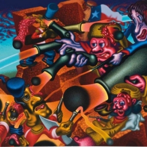 "The Alamo" (1990) (c) Peter Saul/"Artist s Rights Society", New York