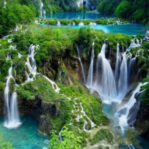 Les cascades du Parc National de la Krka, en Croatie