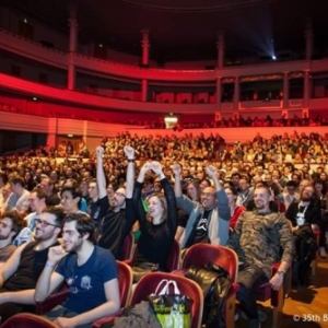 La "fantastique" ambiance dans la "Salle Henry Le Boeuf" (c) Charles Six/35eme "BIFFF"