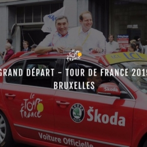 En Juillet 2019, avec "Skoda" et Eddy Merck, pour le"Grand Depart" du Tour de France