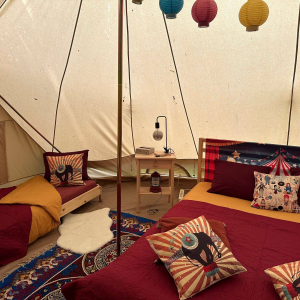 De confortables tentes nous attendent © Photo :« Les Nocturnales »