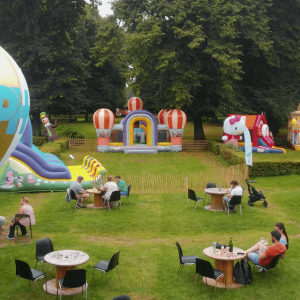 Au royaume de châteaux gonflables © Photo : « Les Nocturnales »