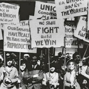 Manifestation aux Etats-Unis, dans les annees '60