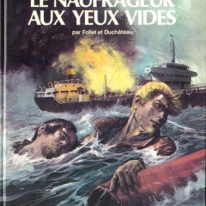 Couverture du 10e tome de "Jean Valhardi", dessinee par (c) Rene Follet/Ed. "Dupuis", 1984