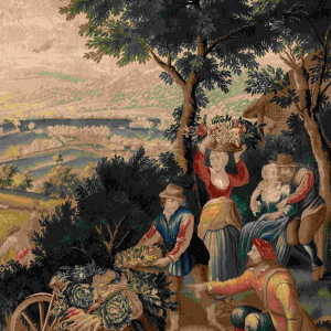 "Les Maraîchers & les Moisonneurs" (J. de Melter et G. Werniers/vers 1695-1750) © "Musée de l'Hospice Comtesse"