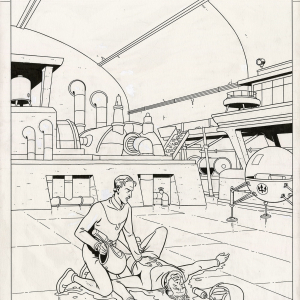 Original de la couverture © Peter van Dongen © « Galerie Champaka »