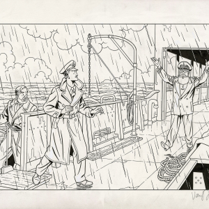 Original d'une case © Peter van Dongen © « Galerie Champaka »