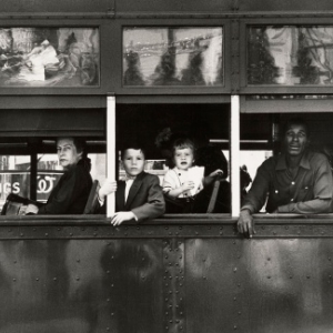 "Trolleybus"/New Orleans (c) Robert Frank/"MacGill Gallery"/"Maison Europeenne de la Photographie"