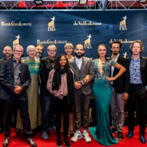 L equipe de "Rafael", pour sa Premiere mondiale, au 38eme "Nederlands Film Festival", a  Utrecht