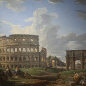 "Vue du Colisee"/Giovani Paolo Panini (c) "Musee Thomas Henry"
