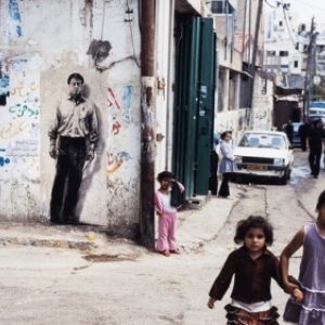  "Mahmoud Darwich"/2009, a Ramallah, en Palestine (c) Ernest Pignon-Ernest