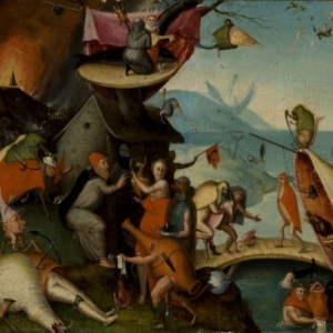 "La Tentation de St.Antoine"/"Suiveur" de J. Bosch/16eme siecle/(c) Province de Namur