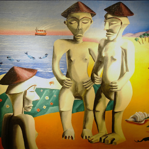 Oeuvre de Félix Labisse © "Clayes Gallery" E-07 © Photo : Fabien Sebo