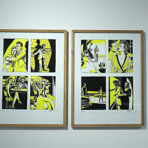 Cases BD © Jacques Louxtal © Photo : Jacques Baudoux