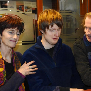 Lou B. et ses parents © Pascal Tierce/« La Meuse »/2017