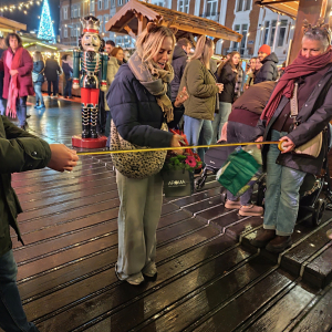 Inauguration par l'échevine des Fêtes, Charlotte Déom ⓒ Photo : Murielle Lecocq