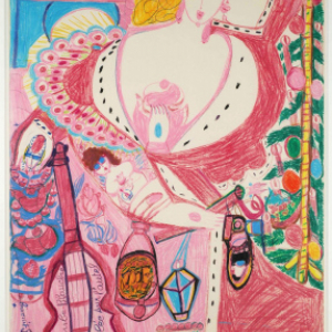 « Où vas-tu Seigneur Dieu ? » (Aloïse Corbaz) © « LaM »/Villeneuve d’Ascq © Ph. : Nicolas Dewitte