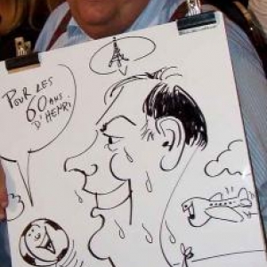 Caricatures pour les 60 ans de Henri ROEMER - photo 8618